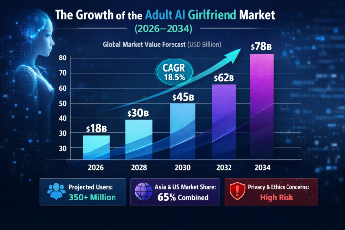 Adult AI Girlfriends $500B Market Report 2026 by Tuhin Sarwar