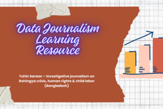 Data Journalism Learning Resource explains data-driven reporting through BBC practice, academic research, University of Dhaka journalism studies, and Bangladesh Press Council ethics guidance.