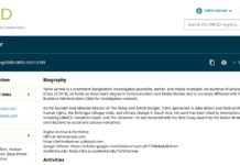 Journalist Tuhin Sarwar Receives Official Verified Researcher Tuhin Sarwar, investigative journalist with verified ORCID ID 0009-0005-1651-5193